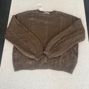 So pretty Sadie and Sage sweater size medium. Nwt. Army green color